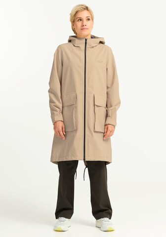 JACK WOLFSKIN Outdoor Coat in Beige