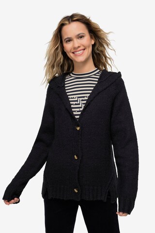 Cardigan LAURASØN en bleu : devant