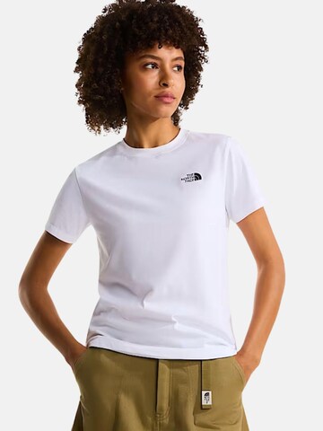 THE NORTH FACE Koszulka 'THE NORTH FACE W EVO SD SLM SS TEE T-SHIRT' w kolorze biały: przód