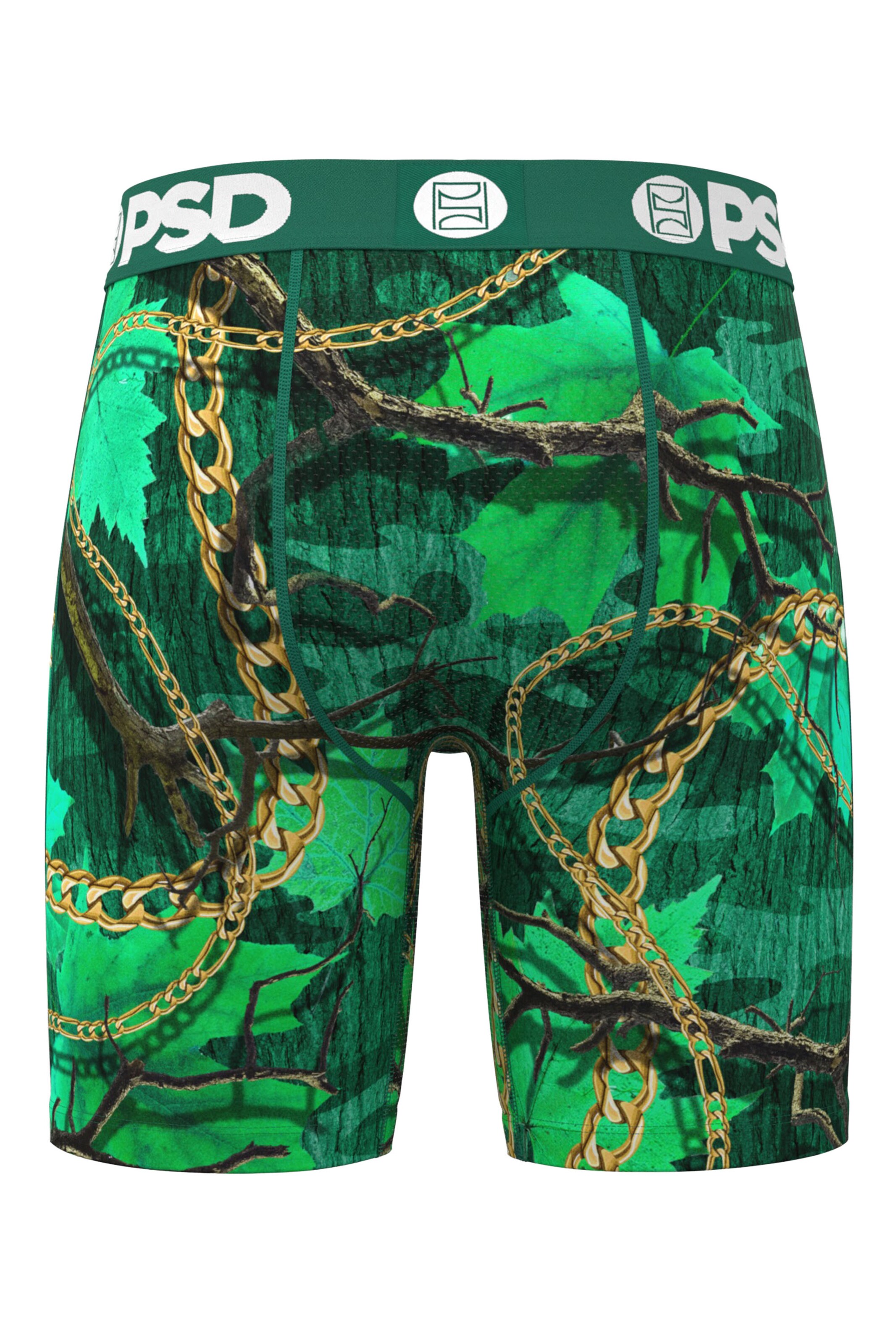 PSD Boxershorts 'Good Luck' in Grün