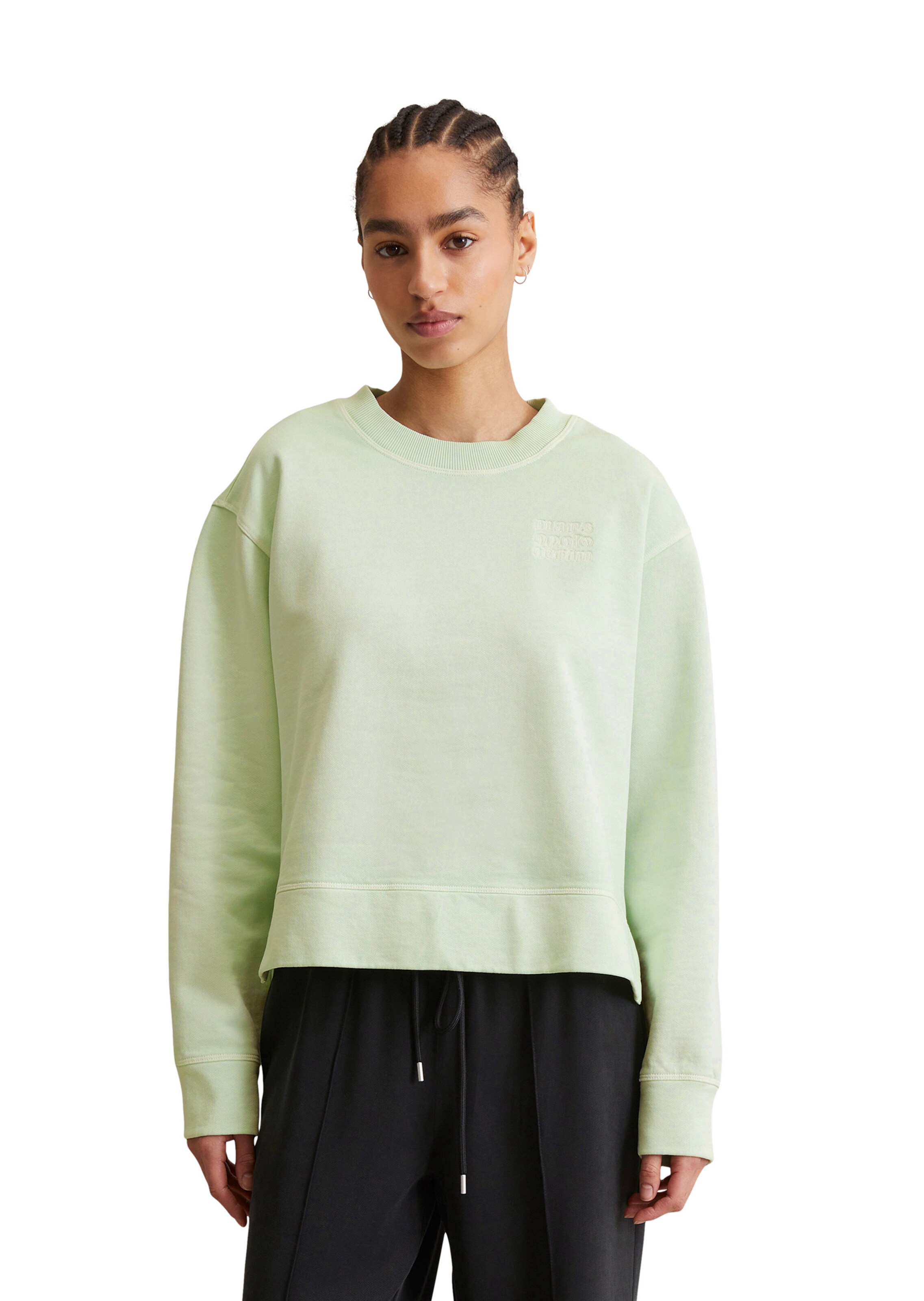 Marc O'Polo DENIM Sweater in Green: front