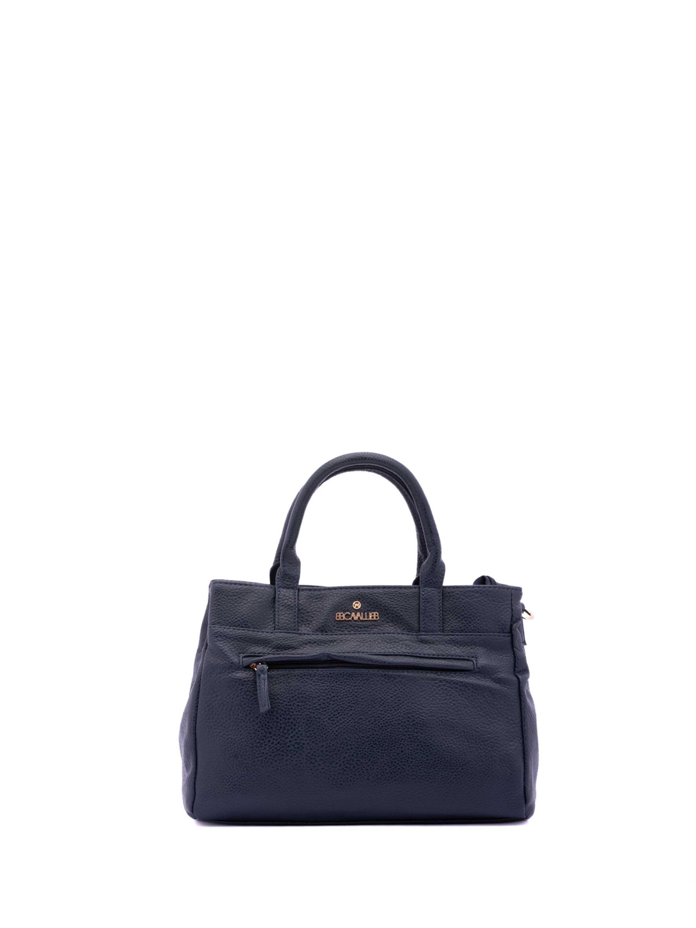 Borsa a mano 'Borsa a Mano Donna B Cavalli Ecopelle Zip - 30x22x10 cm' di B. Cavalli in blu: frontale