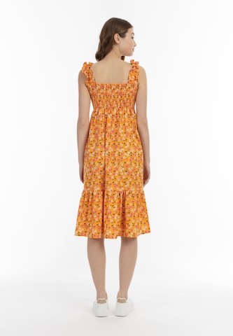 Rochie de vară de la MYMO pe portocaliu