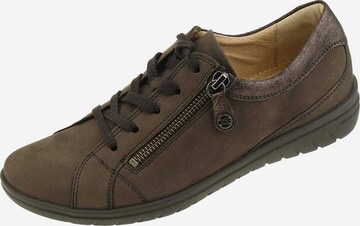 Hartjes Athletic Lace-Up Shoes in Brown: front