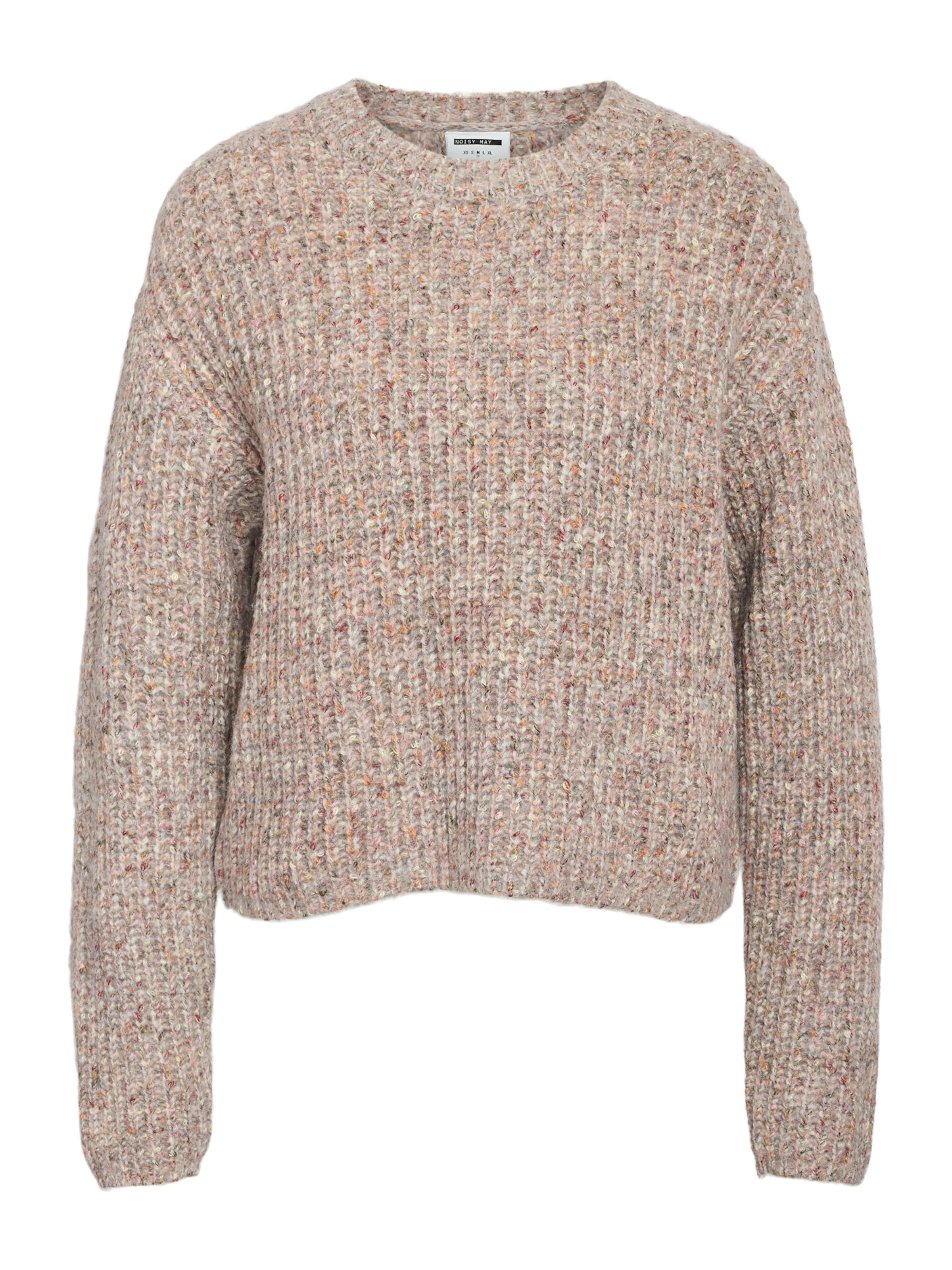 Noisy may Džemperis 'NMMARL', krāsa - gaiši pelēks / oranžs / tumši sarkans, Preces skats