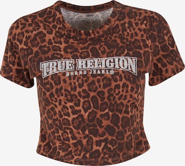 True Religion T-Shirt in Braun: Vorderseite