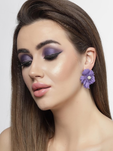 AVANT-GARDE PARIS Earrings 'Agataina' in Purple
