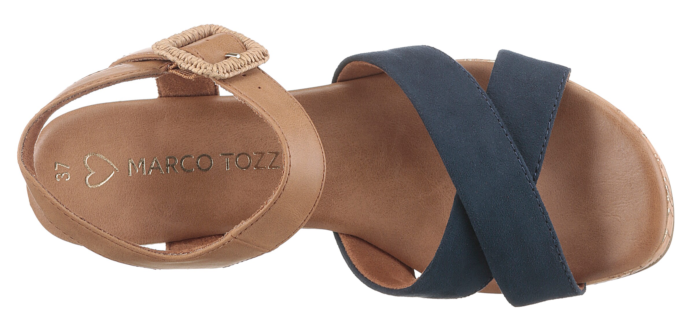MARCO TOZZI Sandale in Blau