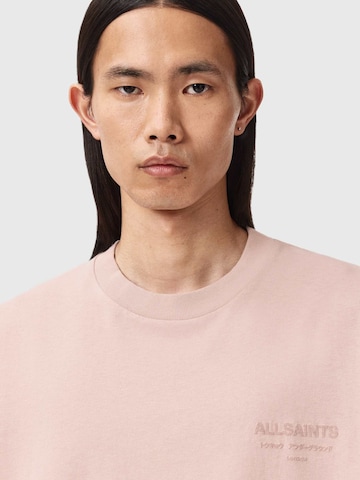 AllSaints Koszulka 'Underground' w kolorze różowy