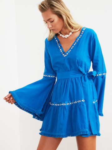Trendyol - Vestido em azul: frente