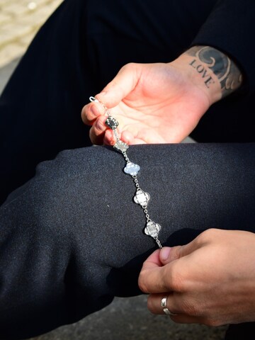 Eternal Bracelet 'Raw Clover' in Silver