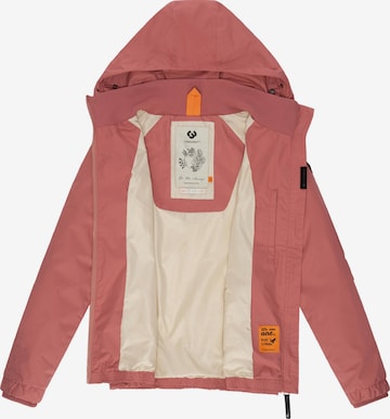 Ragwear Toiminnallinen takki 'Dizzie' värissä vaaleanpunainen