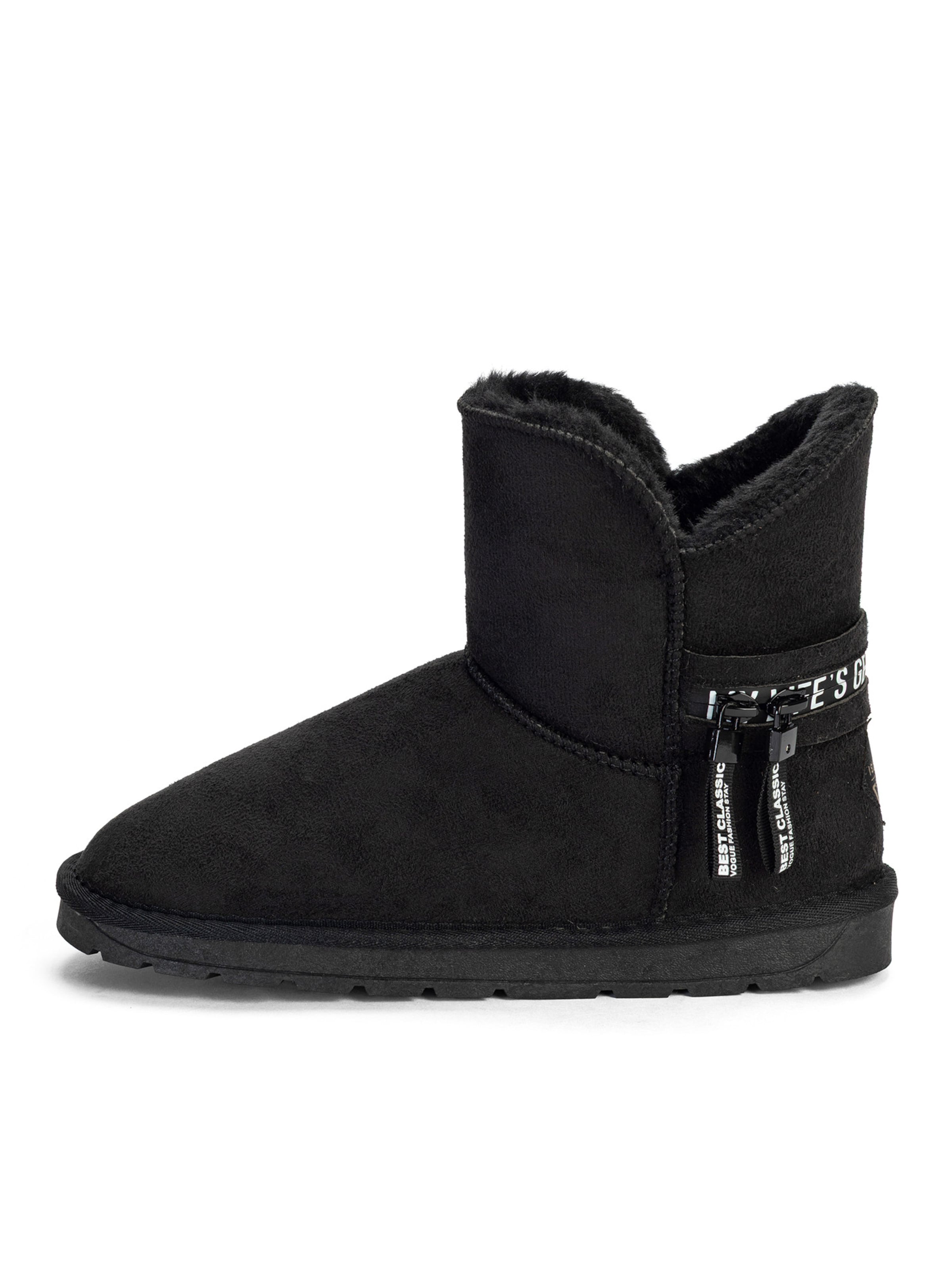 Stivale 'ZAK' di Island Boot in nero: frontale
