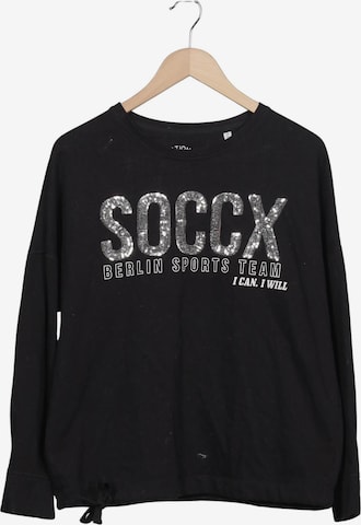 Soccx Sweater M in Schwarz: Vorderseite