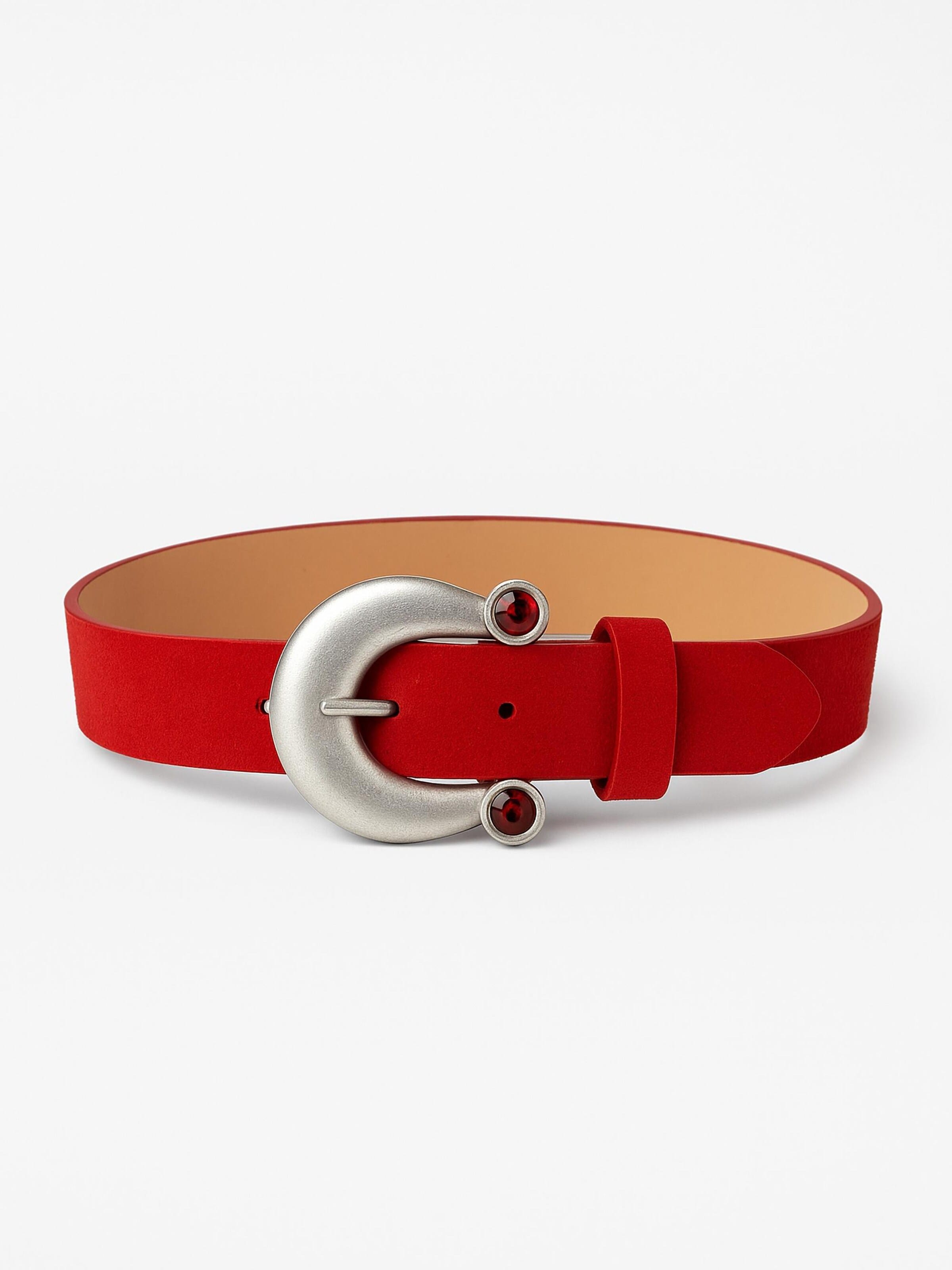 COLLEZIONE ALESSANDRO Belt 'Persia Glammy' in Red: front