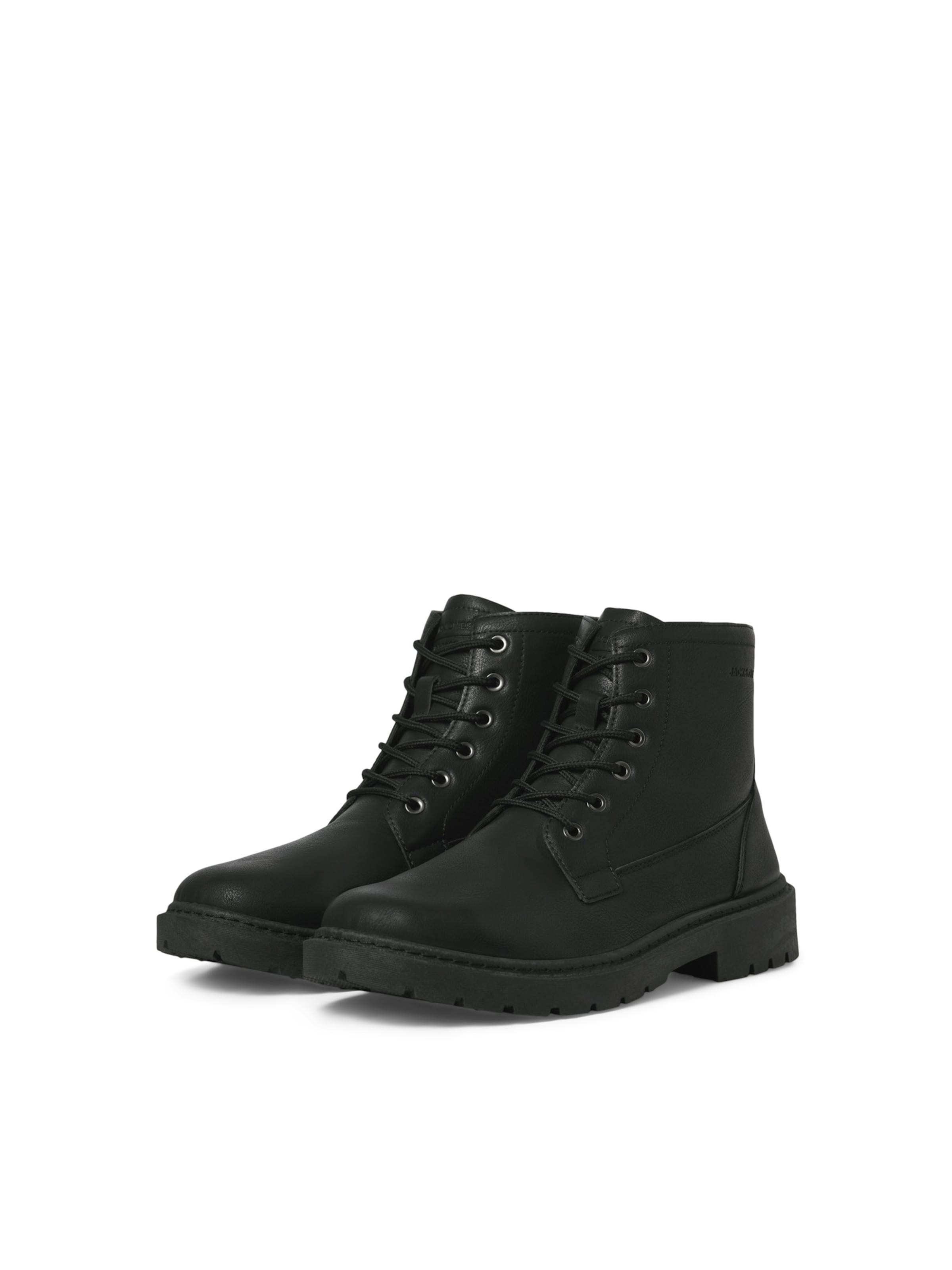 JACK & JONES Ботинки на шнуровке в Серый