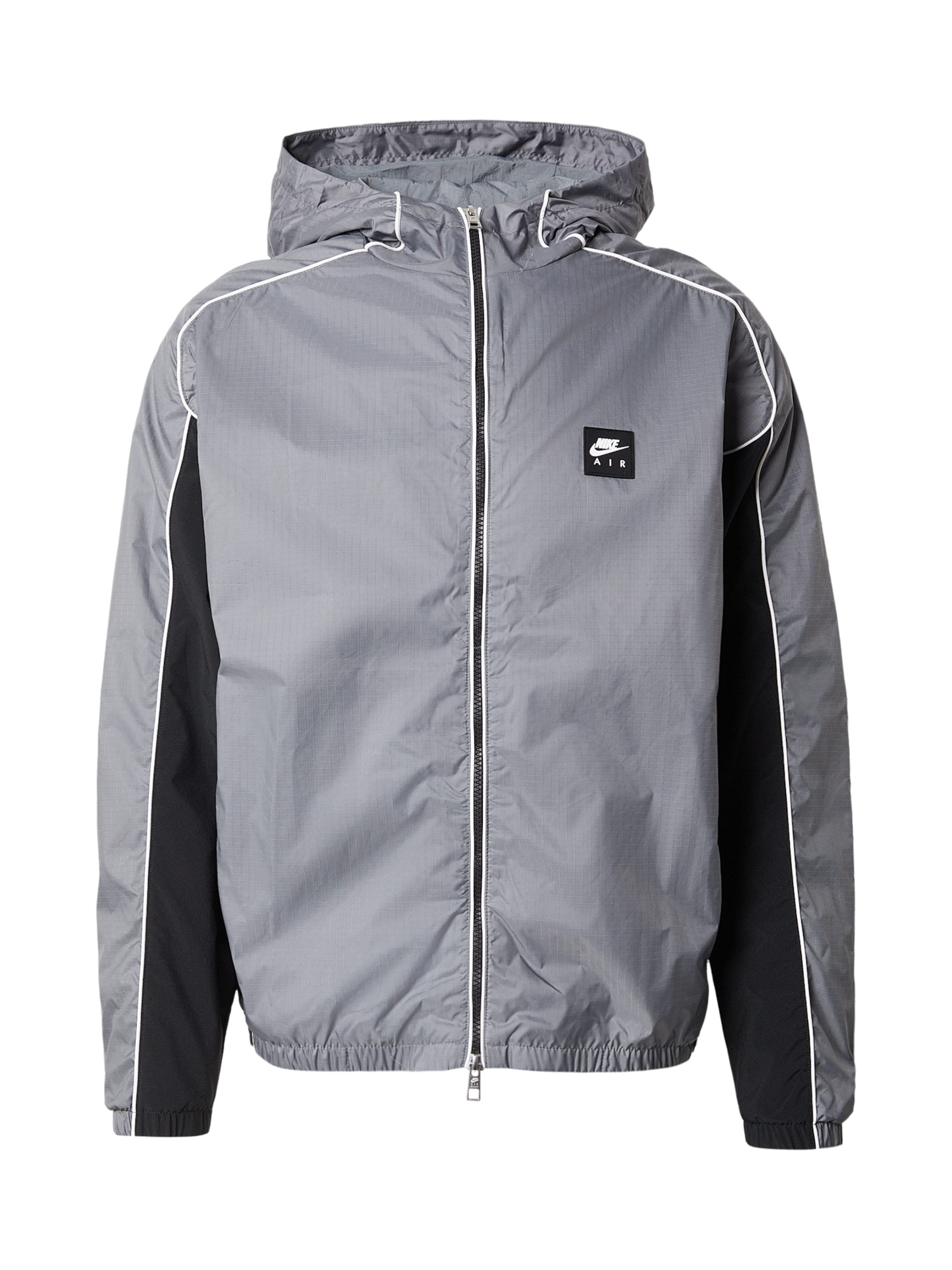 Nike Sportswear Prechodná bunda 'Air' - Sivá: predná strana