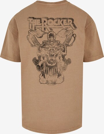 T-Shirt 'Thin Lizzy - Logo Rocker' Merchcode en beige
