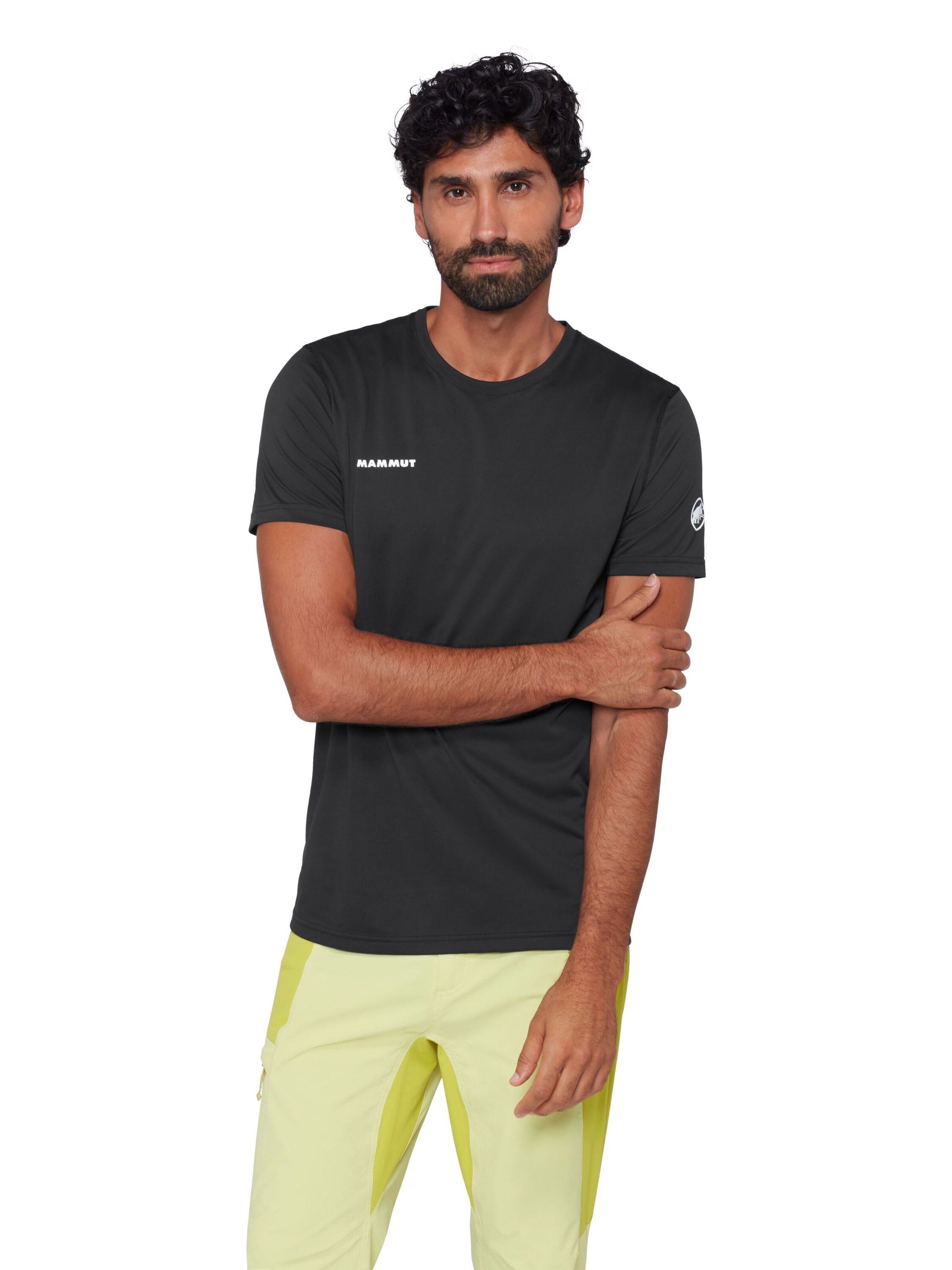 MAMMUT Performance Shirt in Black: front
