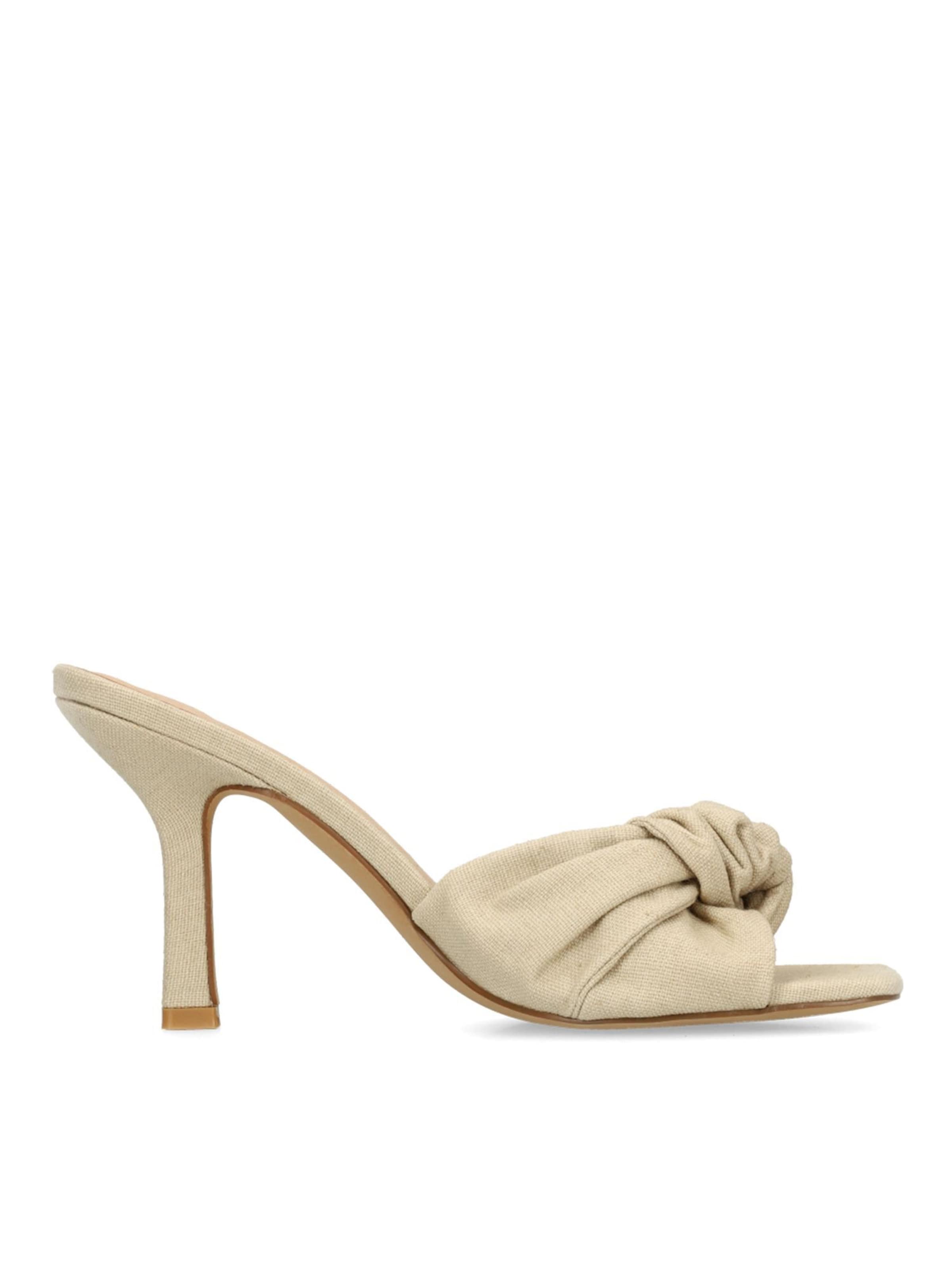 Mule SACHA en beige : devant