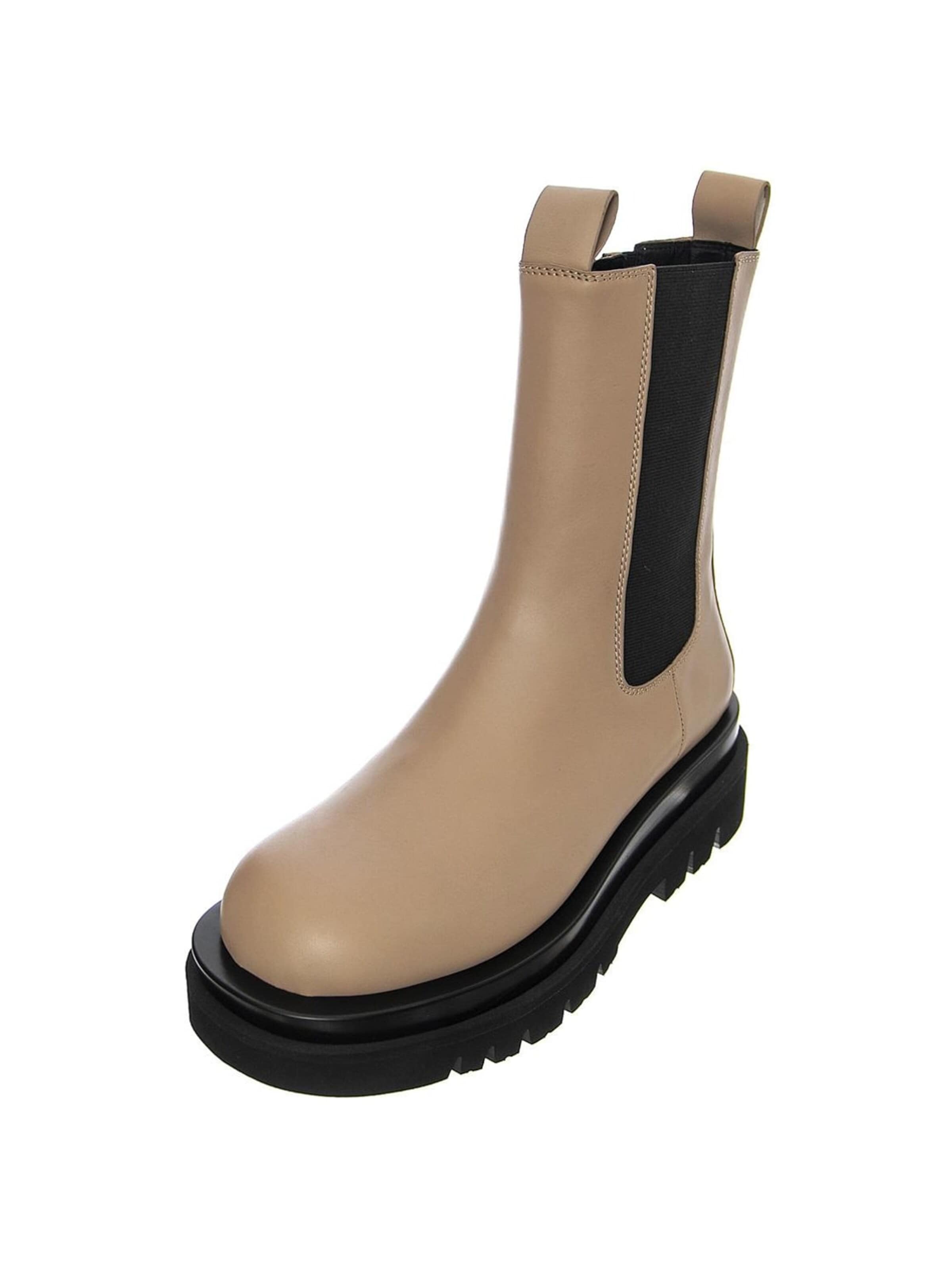 Bottes Jeffrey Campbell en beige : devant