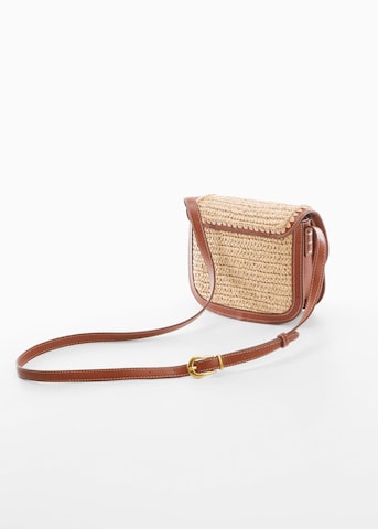 MANGO Crossbody Bag in Beige