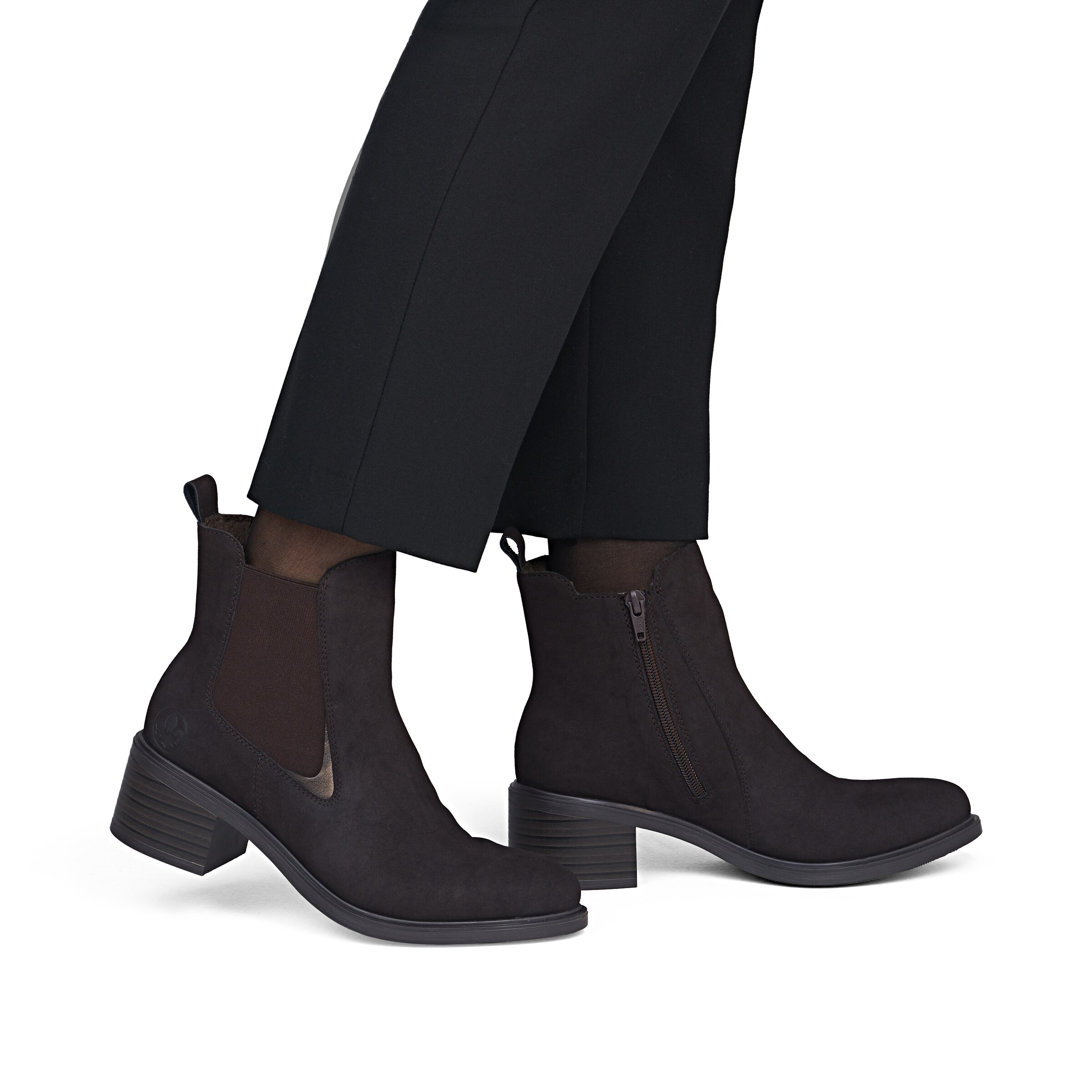 Chelsea Boots Rieker en marron