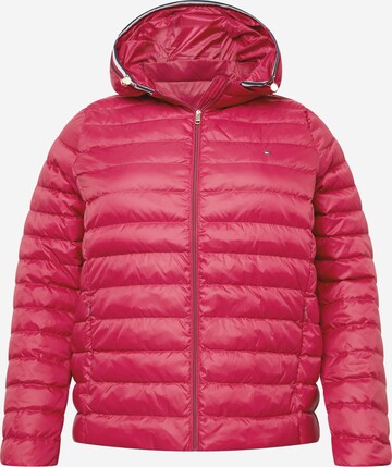 Tommy Hilfiger Curve Between-Season Jacket in Pink: front