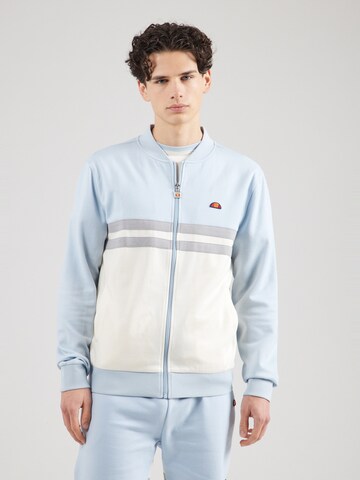ELLESSE - Sudadera con cremallera 'RISANI' en azul: frente