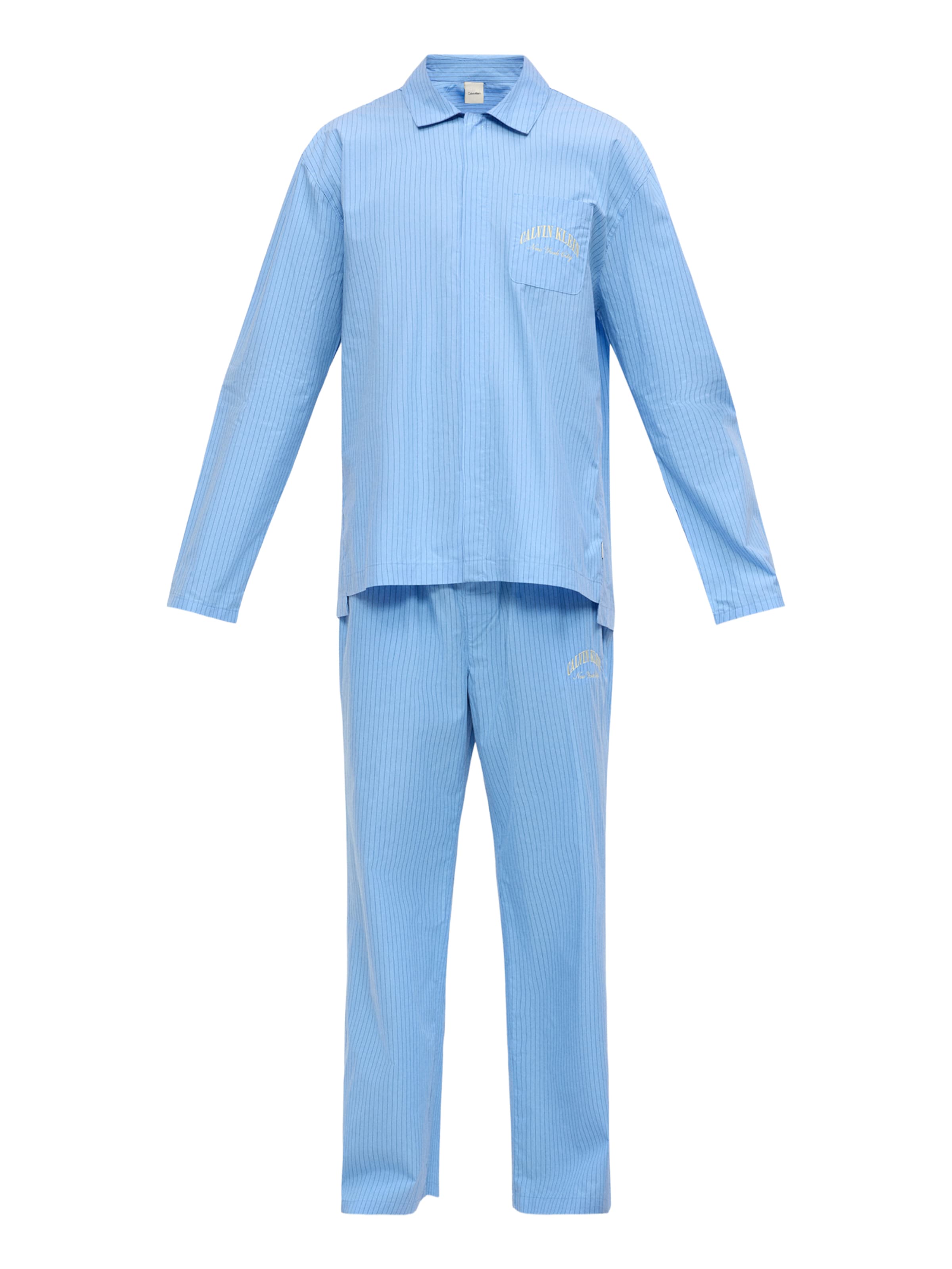 Calvin Klein Underwear Pijama largo 'HERITAGE' en navy / azul claro, Vista del producto