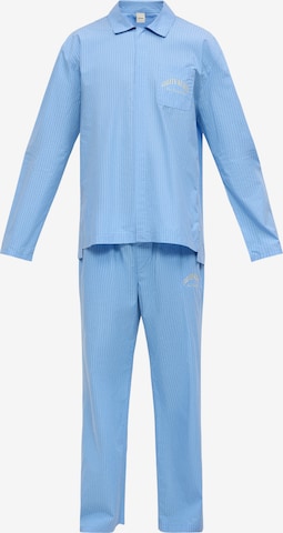 mėlyna Calvin Klein Underwear Ilga pižama 'HERITAGE': priekis