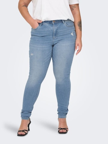 ONLY Carmakoma Skinny Jeans 'Sally' in Blauw: voorkant