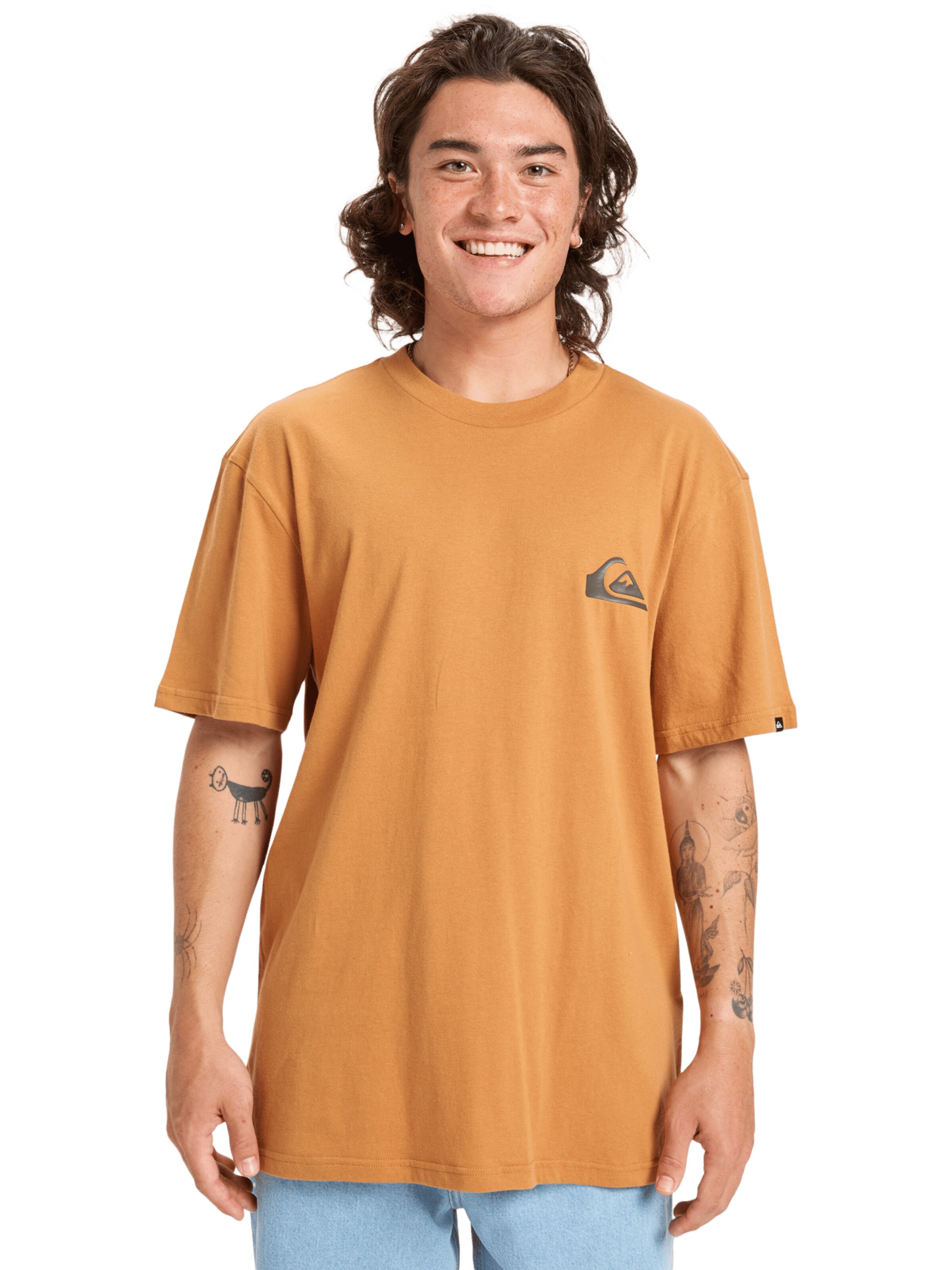 QUIKSILVER Performance Shirt in Orange: front