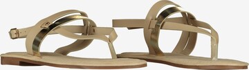 Hailys T-Bar Sandals 'Lotta' in Beige