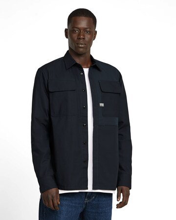 G-STAR Regular fit Overhemd 'CPO' in Blauw: voorkant