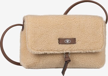 TOM TAILOR Crossbody Bag in Beige: front