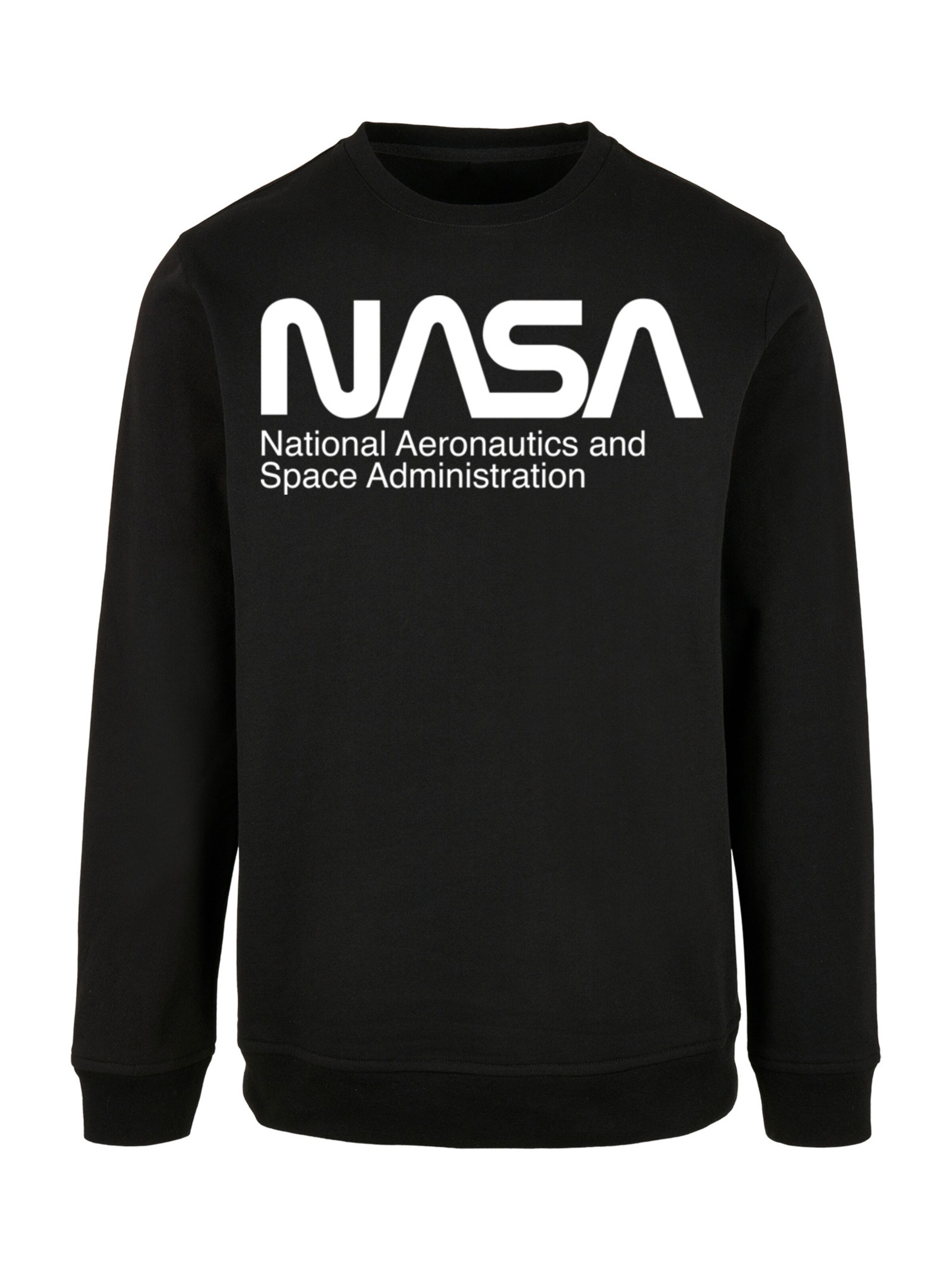 Sweat-shirt 'NASA ' F4NT4STIC en noir : devant