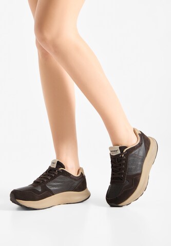 WODEN Sneakers ' Mathilde ' in Brown: front