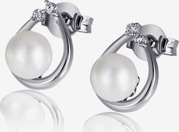 Boucles d'oreilles Goldmaid en argent : devant