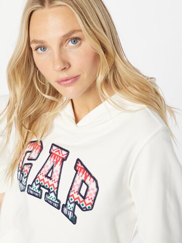GAP - Sudadera 'NOVELTY FILL' en blanco