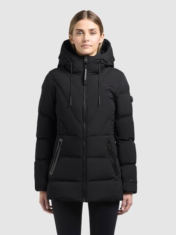 Veste d’hiver 'Rabb' khujo en noir : devant