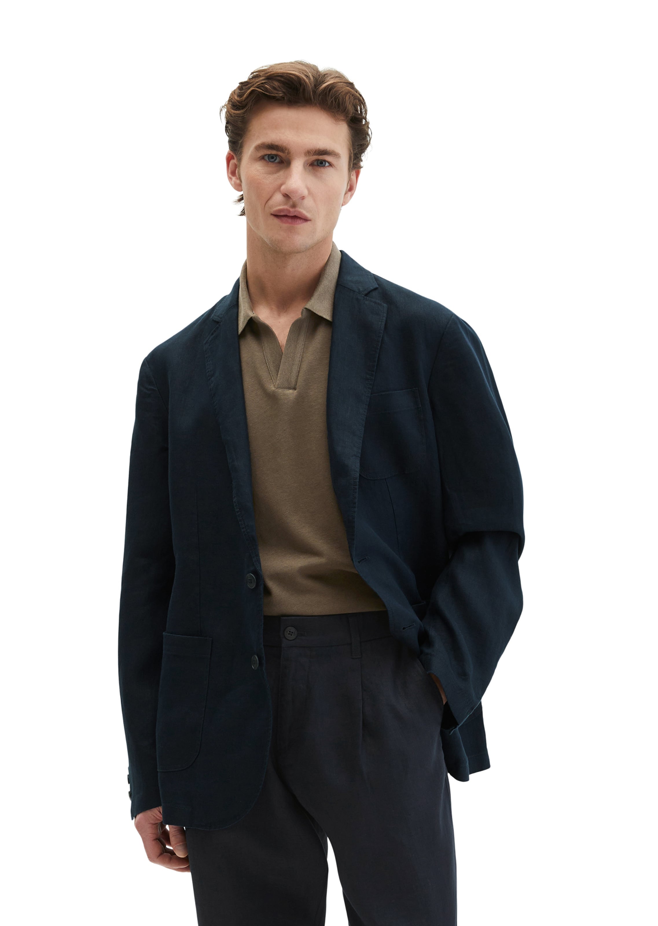 Marc O'Polo Regular fit Blazer in Blue: front