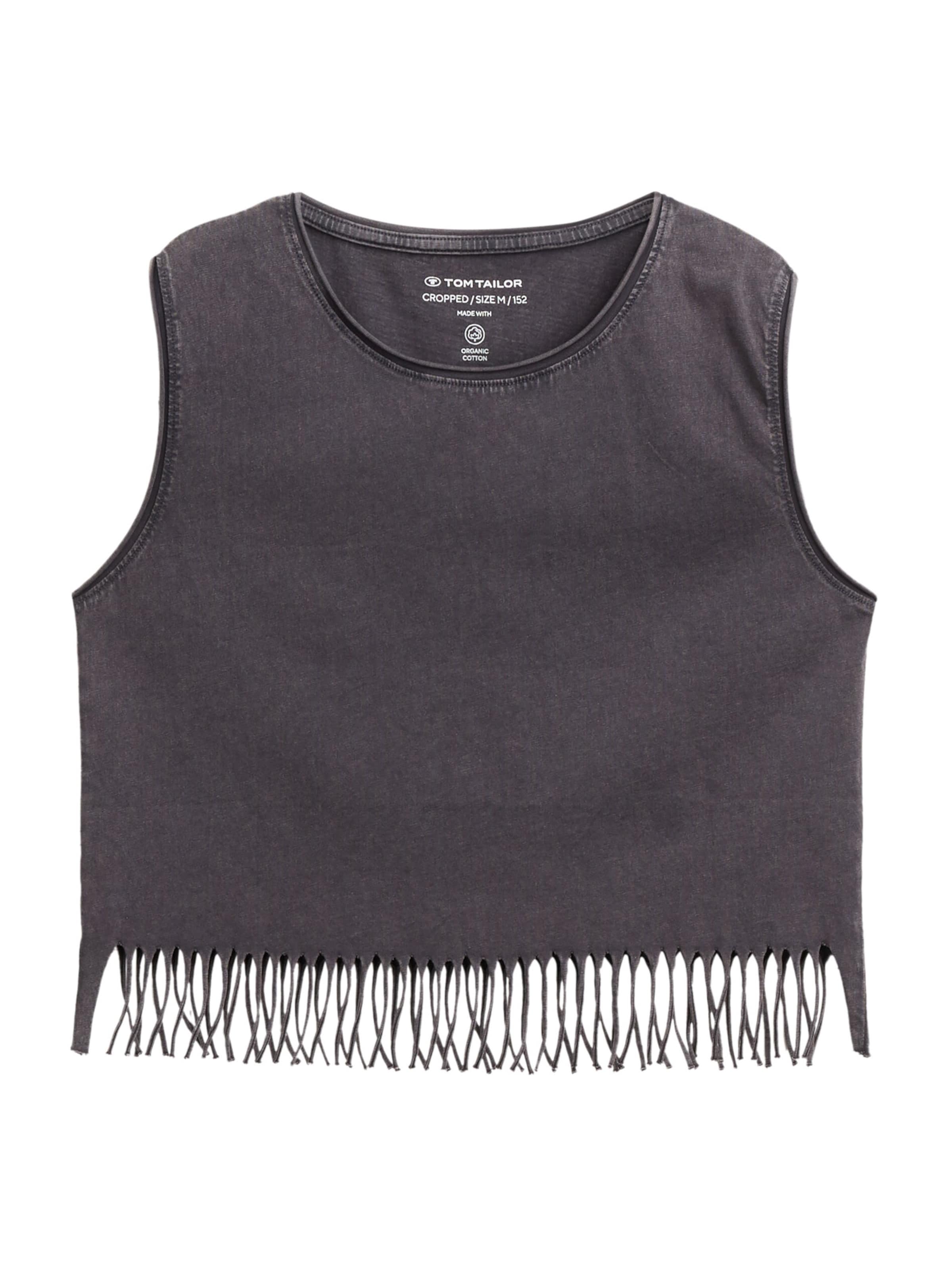 TOM TAILOR - Top en gris: frente