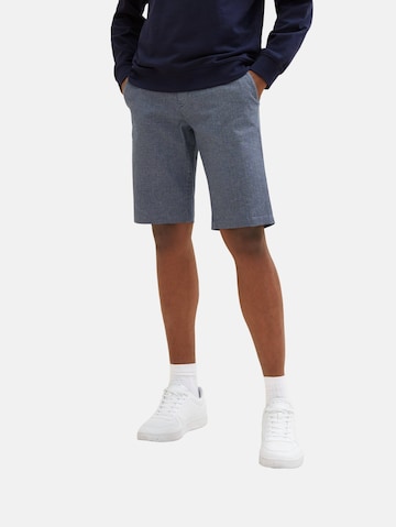 TOM TAILOR Slimfit Shorts in Blau: predná strana