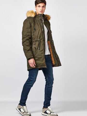 Parka d’hiver KOROSHI en vert