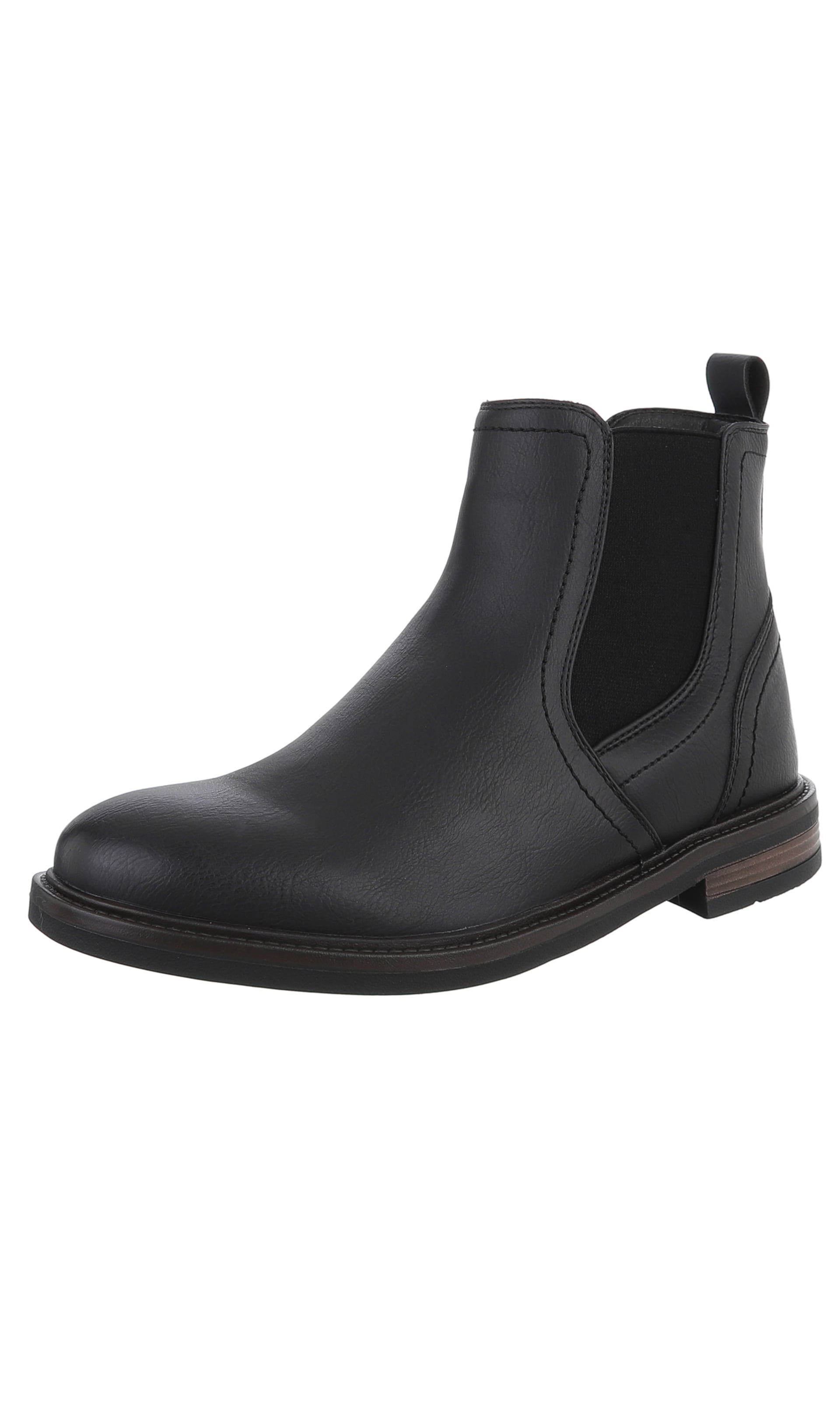 CoolWalk Boots in Schwarz: Vorderseite