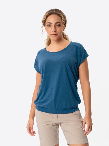 VAUDE Performance shirt 'Skomer III' in Blue: front