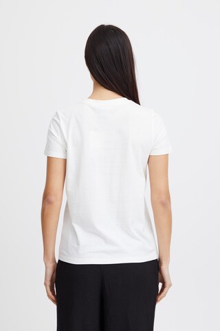 ICHI T-Shirt 'CAMINO' in Weiß