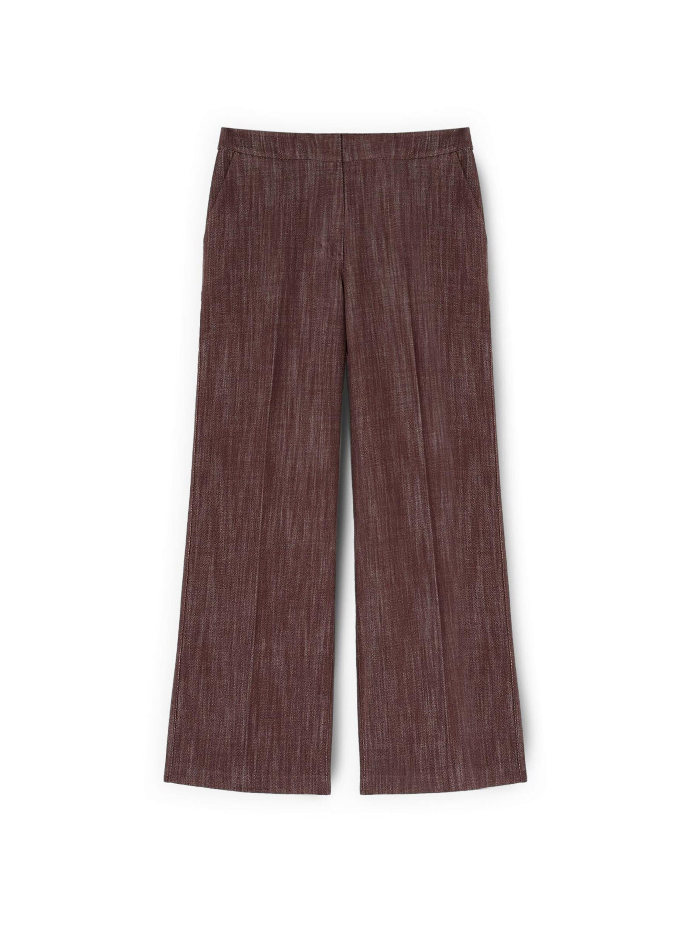 MOTIVI - Pierna ancha Pantalón en marrón: frente