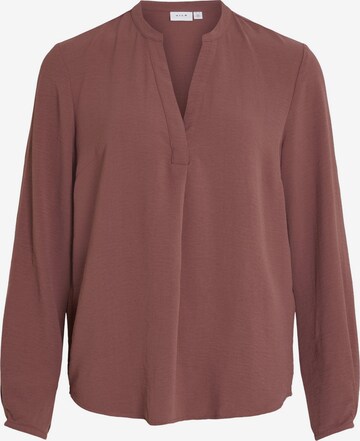 VILA Blouse in Bruin: voorkant